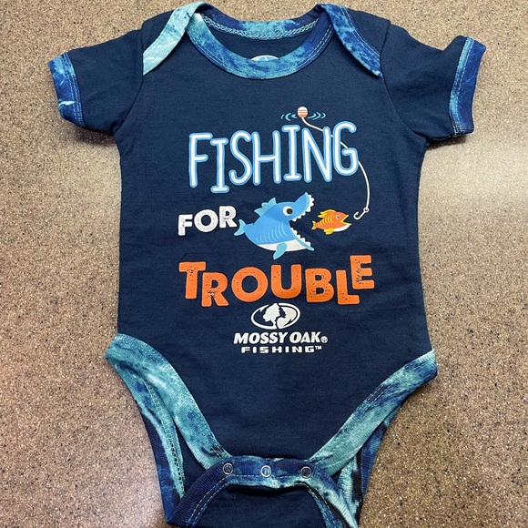 NWOT (2) Pack Mossy Oak Baby Boy Creeper Set, Infant - Picture 3 of 11